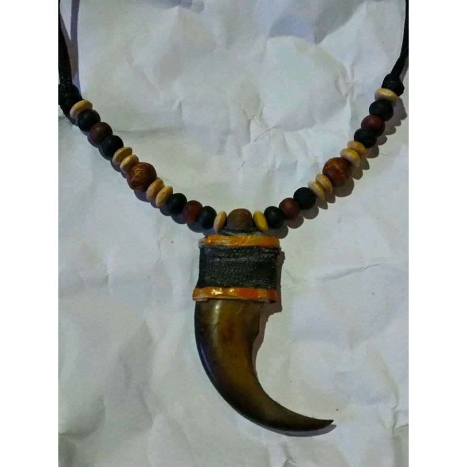 Kalung Etnik Liontin Khu Khu Ber Uwang Aktif Wingit