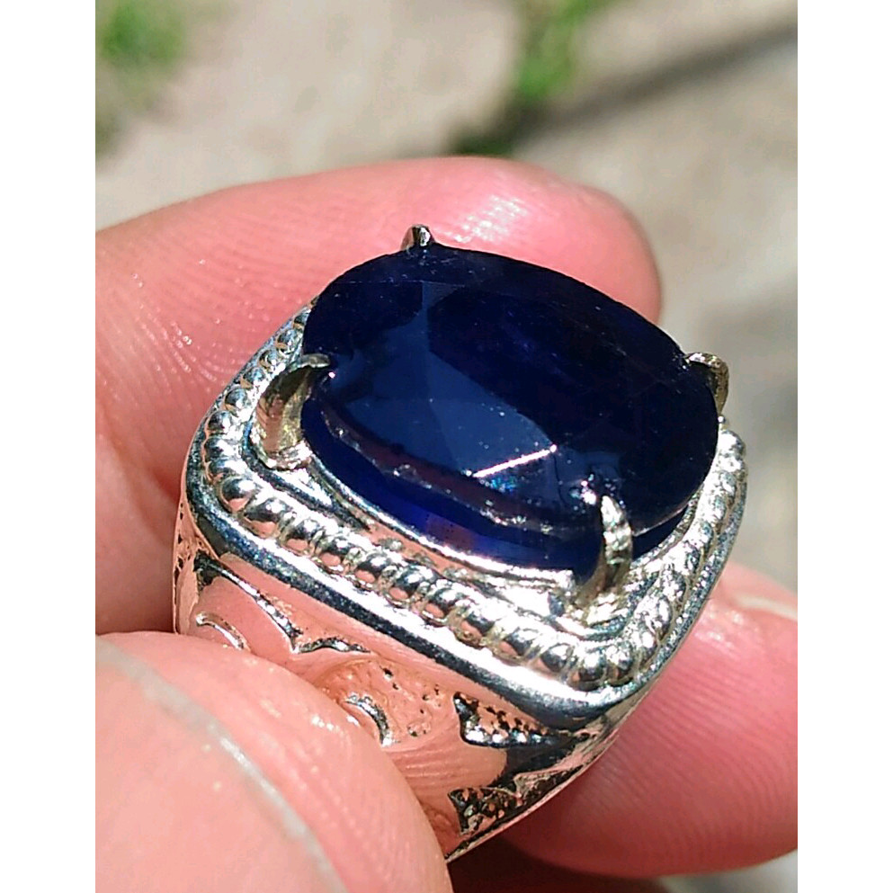 Natural Royal Blue Safir Cutting Top Quality Elegan  Mewah Origin Tanzania
