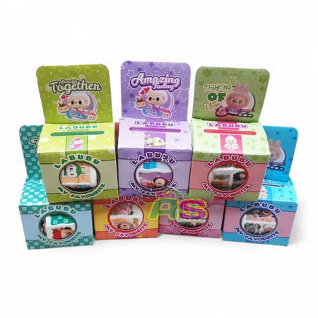 

sticker rolling kartun labubu sanrio / mainan stiker tempel anak lucu
