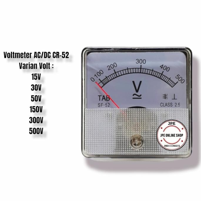 Promo Volt Meter Analog AC/DC Direct CR52 COD