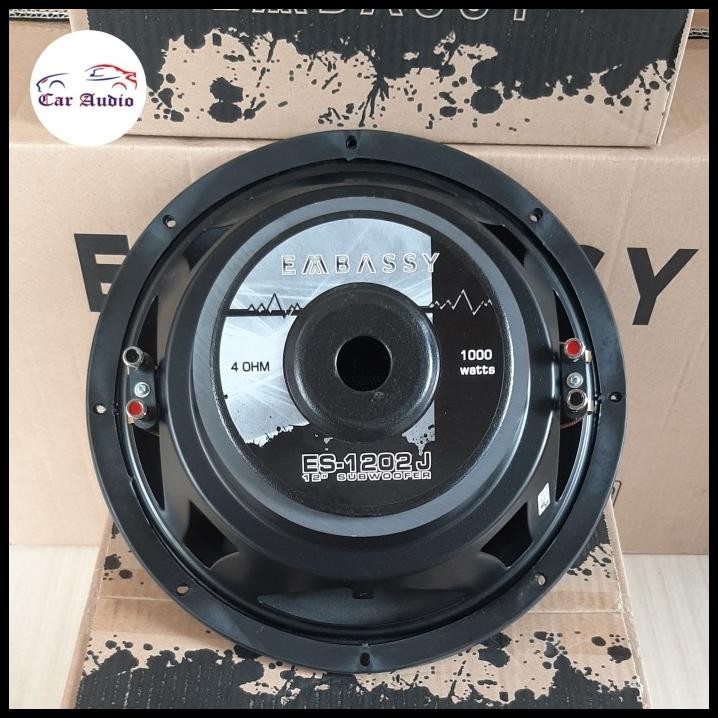 BEST DEAL SUBWOOFER 12" EMBASSY ES-1202 J SUBWOOFER EMBASSY 12 INCH DOUBLE COIL 