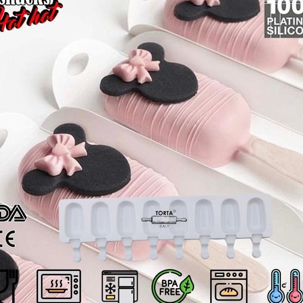 Cetaan Ue Puding Ilicone Torta Magnum 8 Lubang Ice Cream Foodgrade