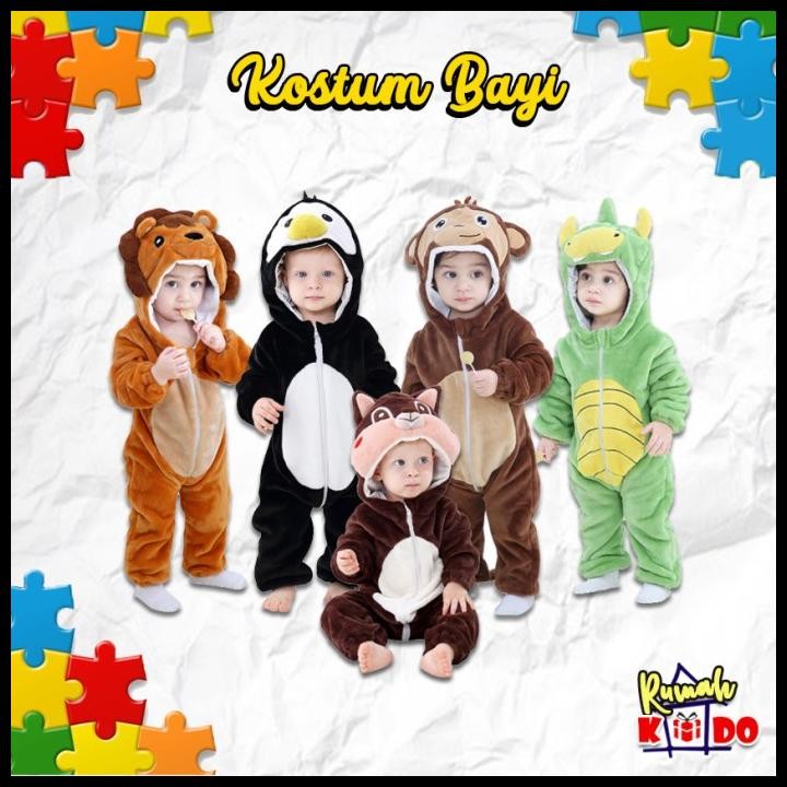 Baju Kostum Bayi Karakter Hewan