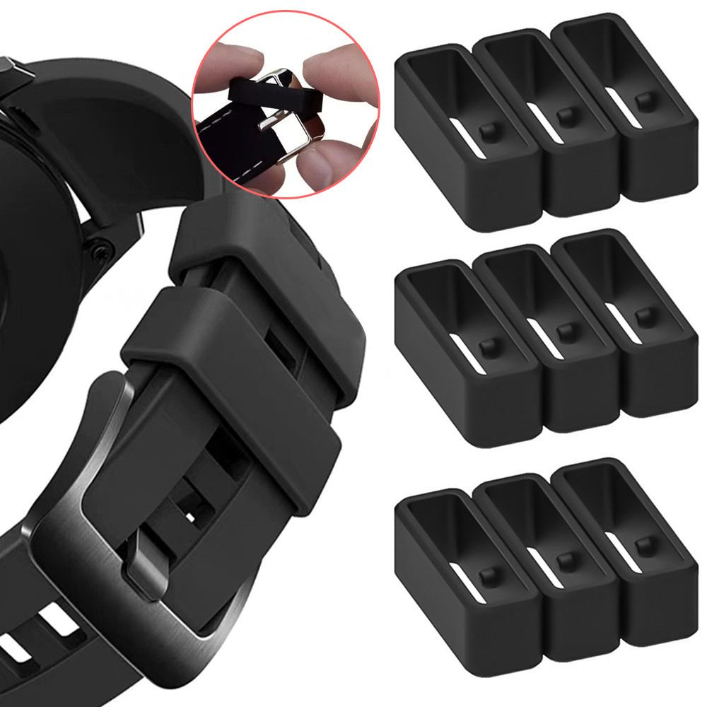 Smartwatch Belt Soft Silicone Fixed Loop For Garmin Fenix 7