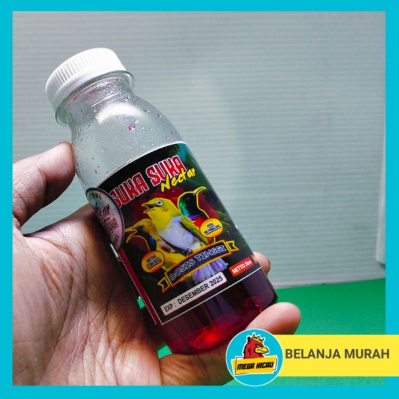suka suka nectar dosis tinggi doping burung nectar suka suka