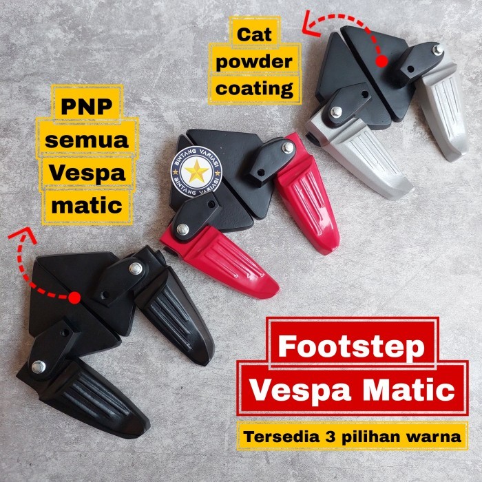 Footstep Vespa Matic Sprint Primavera 150s