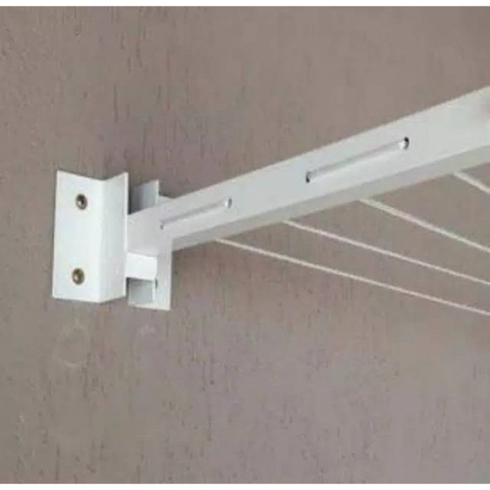 PROMO! Jemuran Lipat Dinding Gratis Baut Roofing Dan Tali Jemuran 6mm Panjang