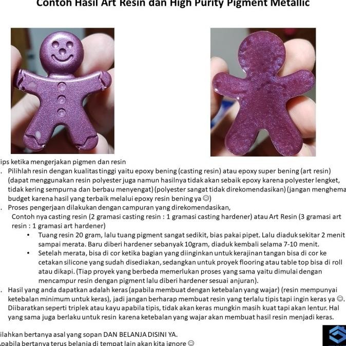 

Promo Metallic Powder 40 Gr - Bubuk Metalik Pigmen Resin Pewarna Resin COD