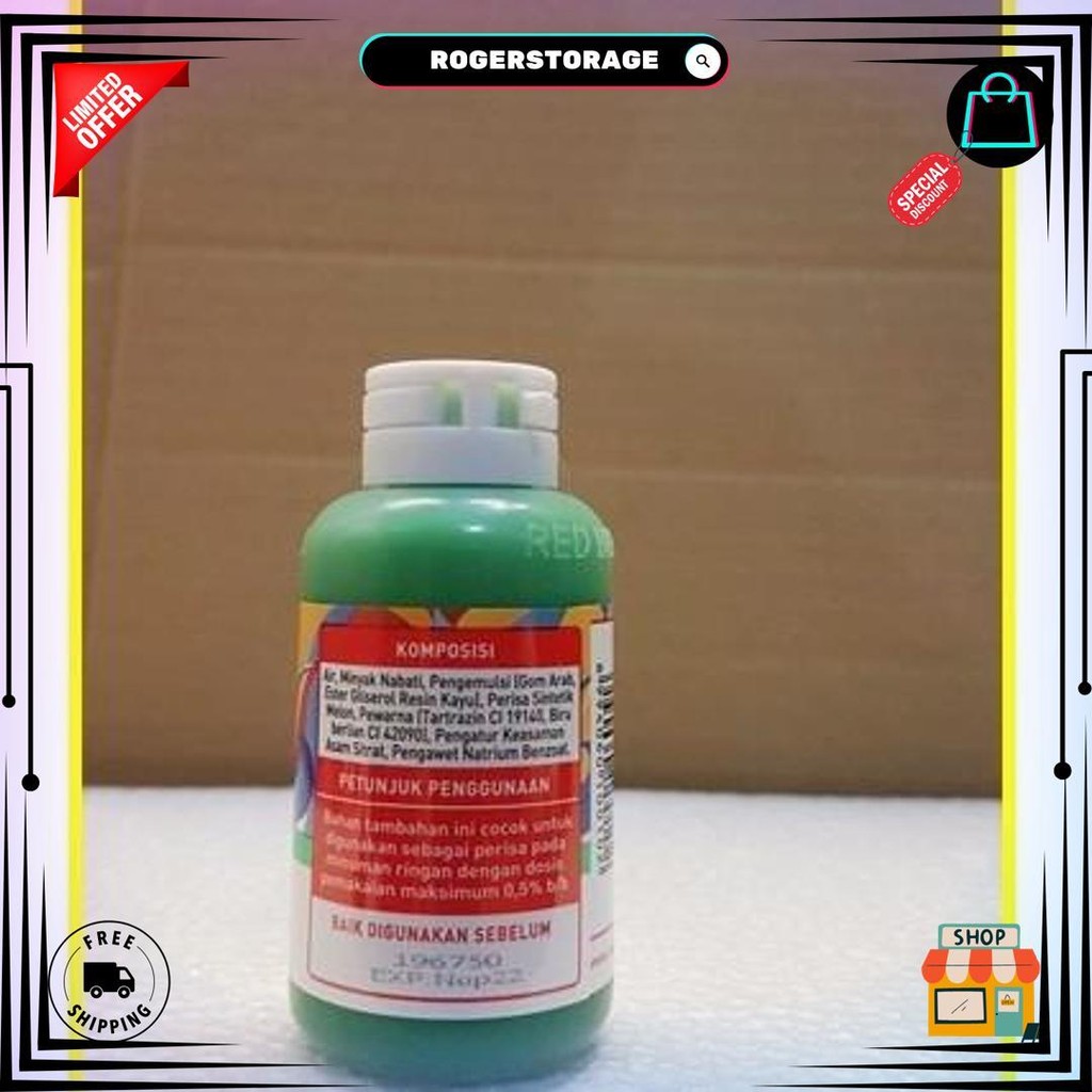 

Pewarna Dan Perisa Red Bell Rasa Melon 55Ml/Red Bell/Sumbo Red Bell Bj Terlaris