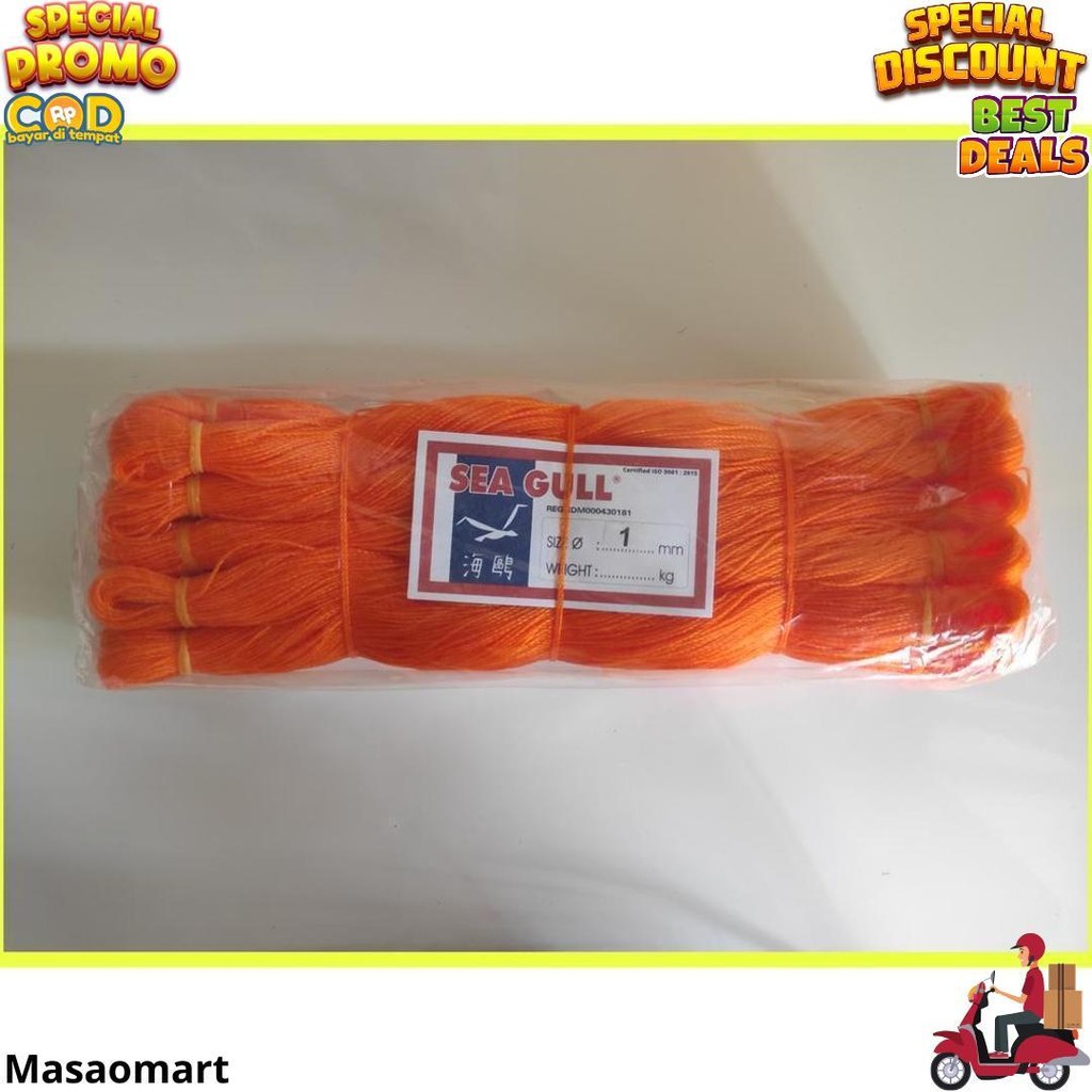

Tali Tampar Tali Tambang 1Mm Sea Gull Ecer Bj Termurah