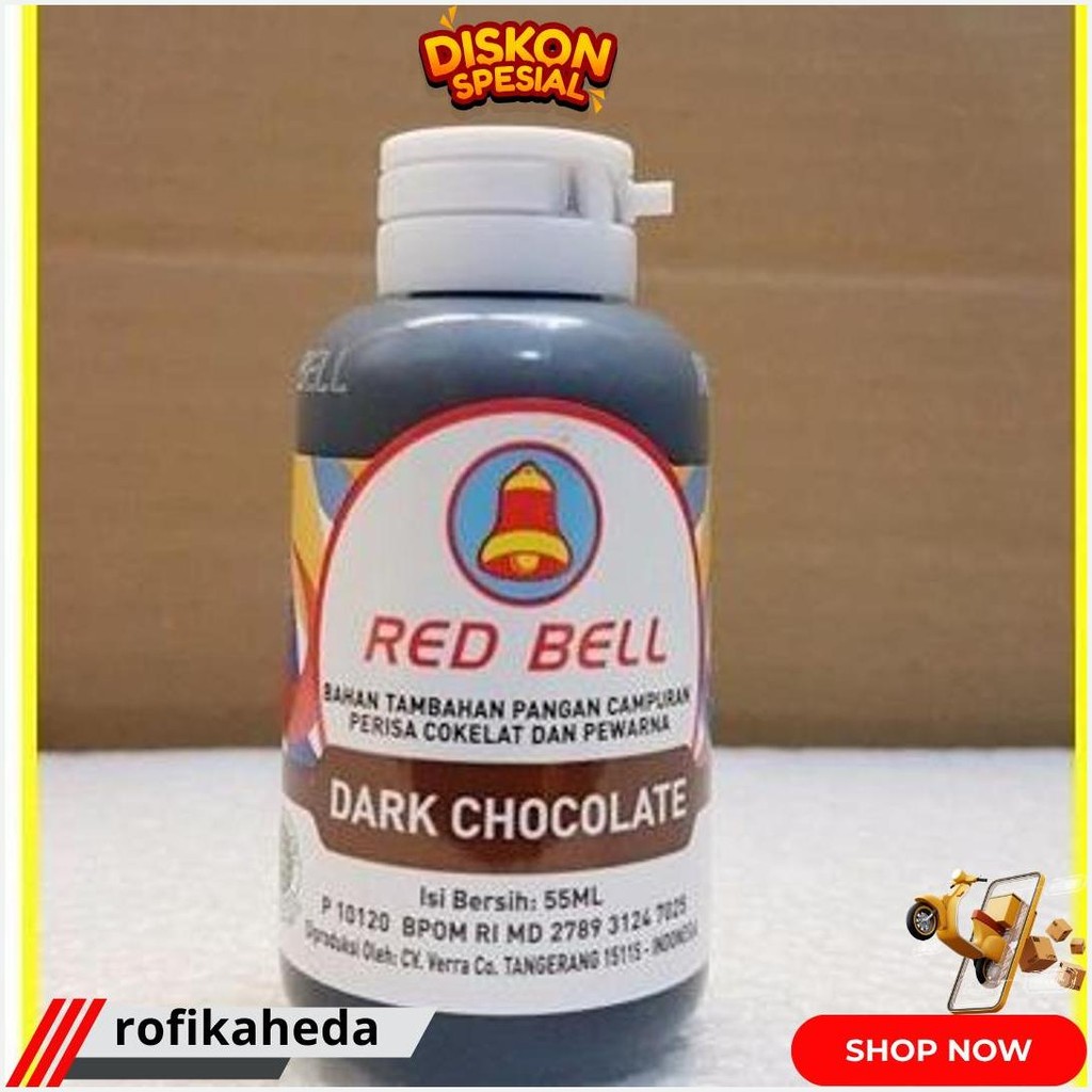 

Pewarna Dan Perisa Red Bell Rasa Dark Chocolate Coklat 55Ml Termurah Banget