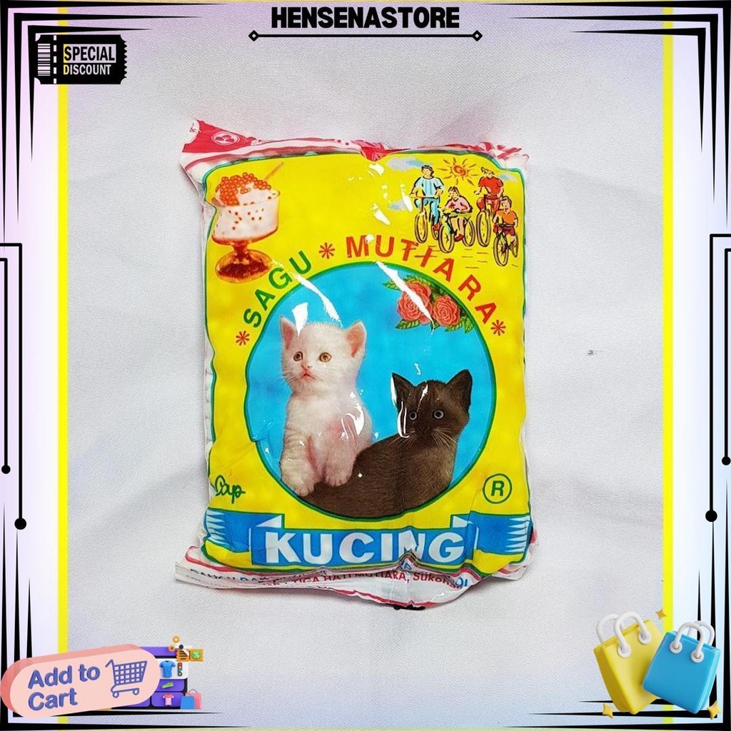 

Sagu Mutiara Cap Kucing 100 Gr - Sagu Mutiara Bj Termurah