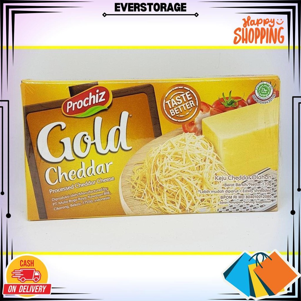 

Keju Prochiz Gold Cheddar 170 Gr Bj Cod