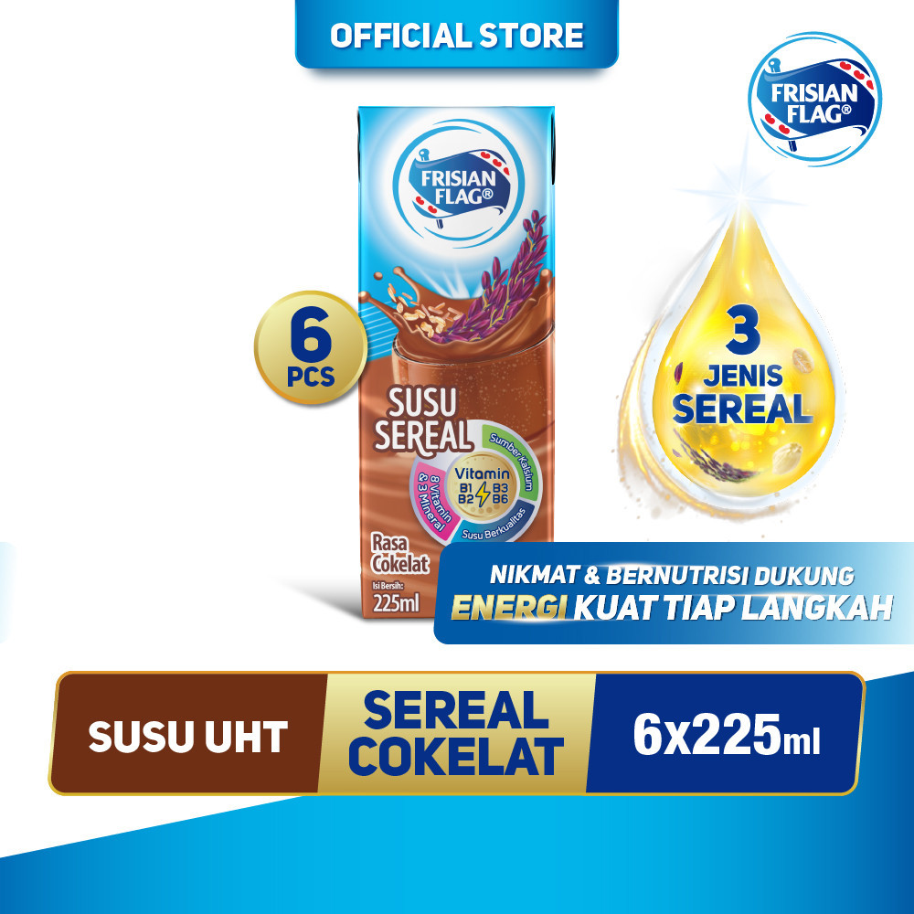 

Frisian Flag UHT Chocolate Cereal 225ml x6
