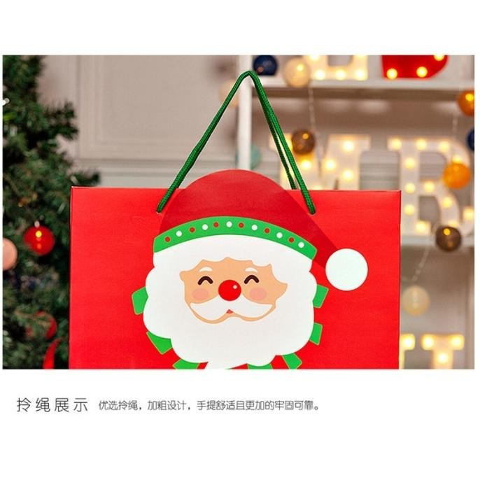 

Flash Sale PBSA santa paperbag box kotak natal bingkisan tempat hadiah kado
