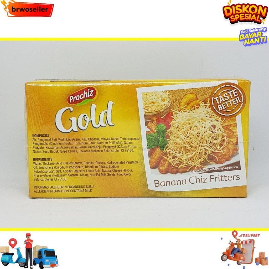 

Keju Prochiz Gold Cheddar 170 Gr Bj Promo Puncak