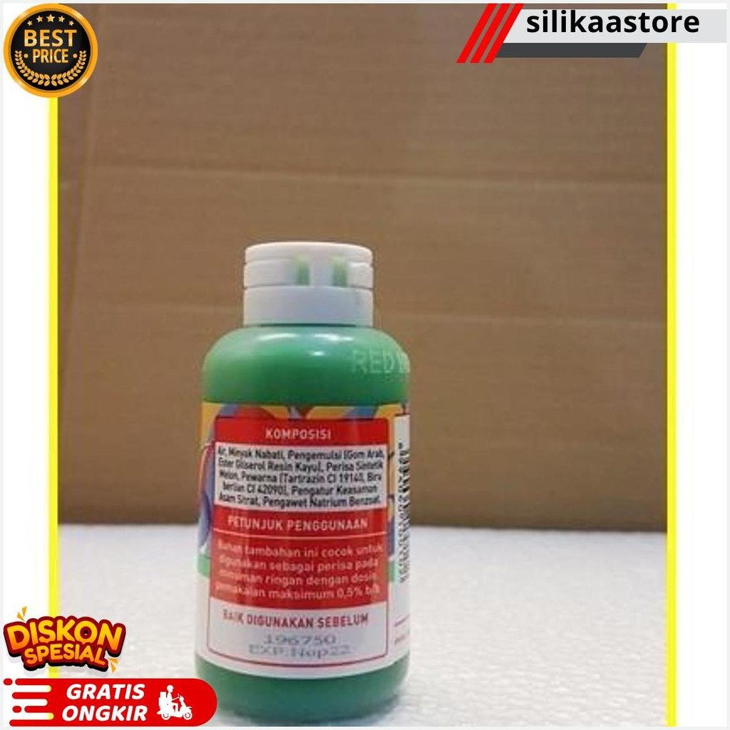

Pewarna Dan Perisa Red Bell Rasa Melon 55Ml/Red Bell/Sumbo Red Bell Gratis Ongkir