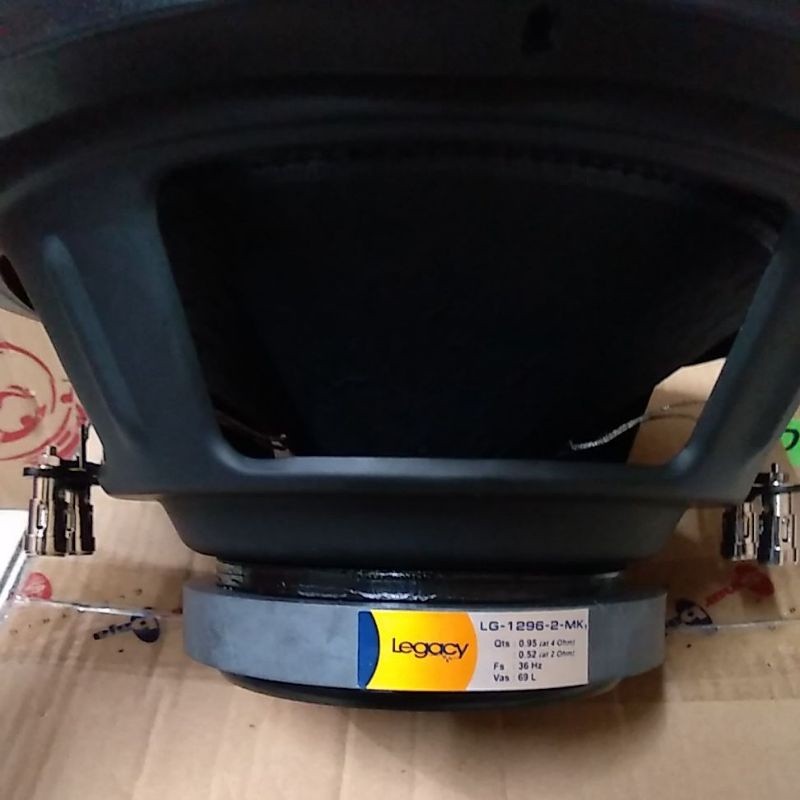 SPEAKER SUBWOOFER LEGACY 12" LG-1296-2-MK1 ACR LEGACY DOUBLE COIL