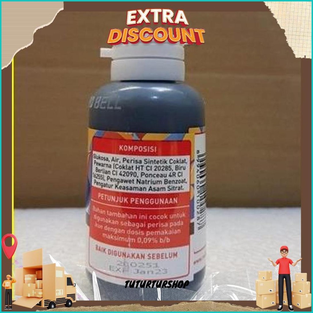 

Pewarna Dan Perisa Red Bell Rasa Dark Chocolate Coklat 55Ml Cod