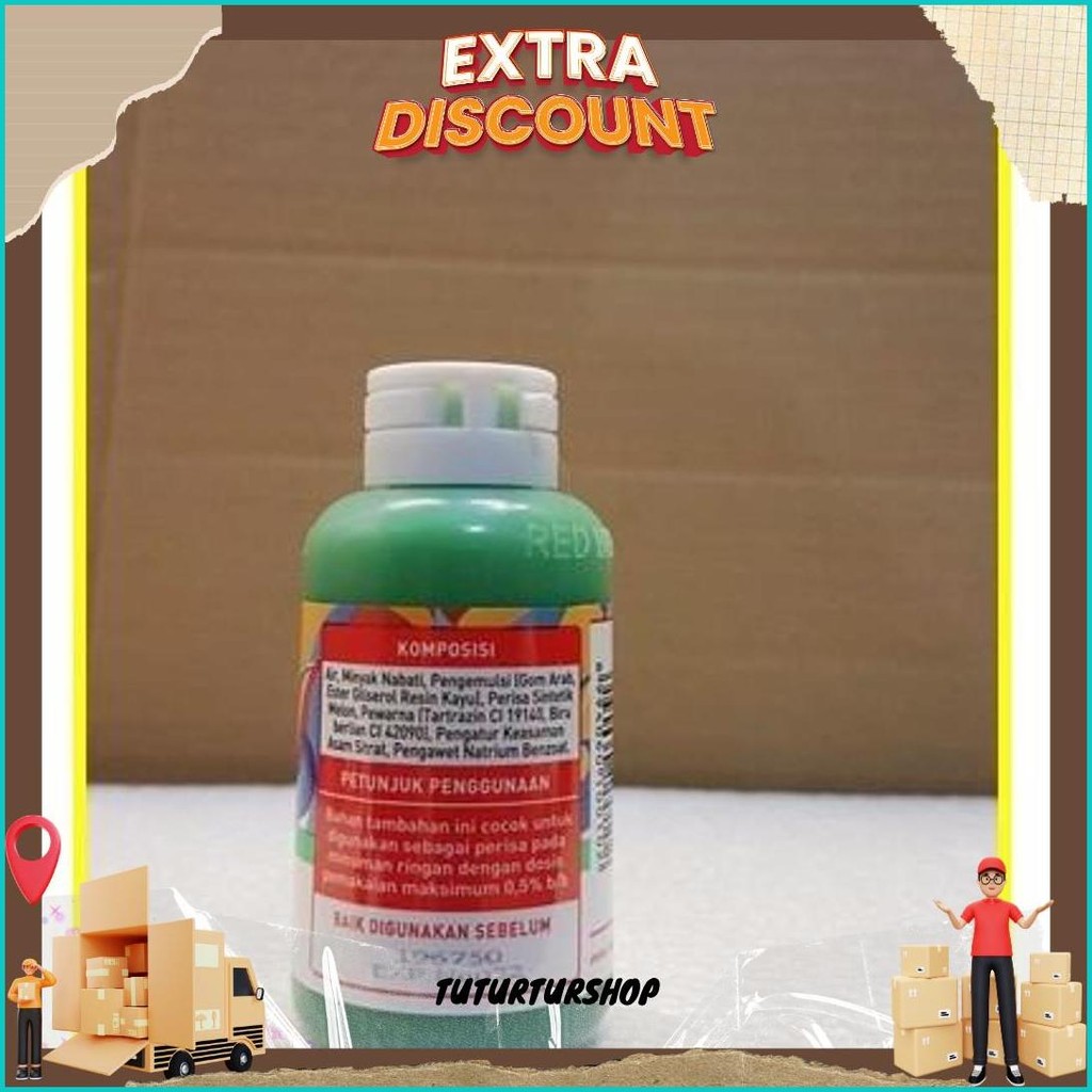 

Pewarna Dan Perisa Red Bell Rasa Melon 55Ml/Red Bell/Sumbo Red Bell Gratis Ongkir