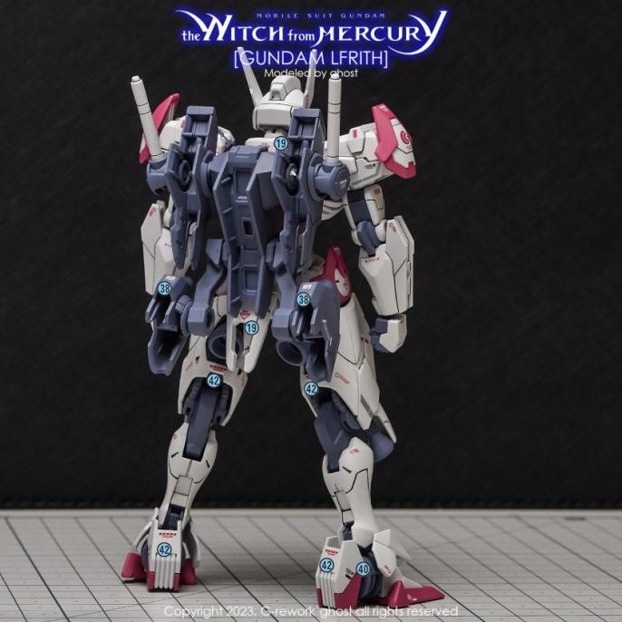 Original Hg Gundam Lfrith Water Decal Ghost Custom Decal