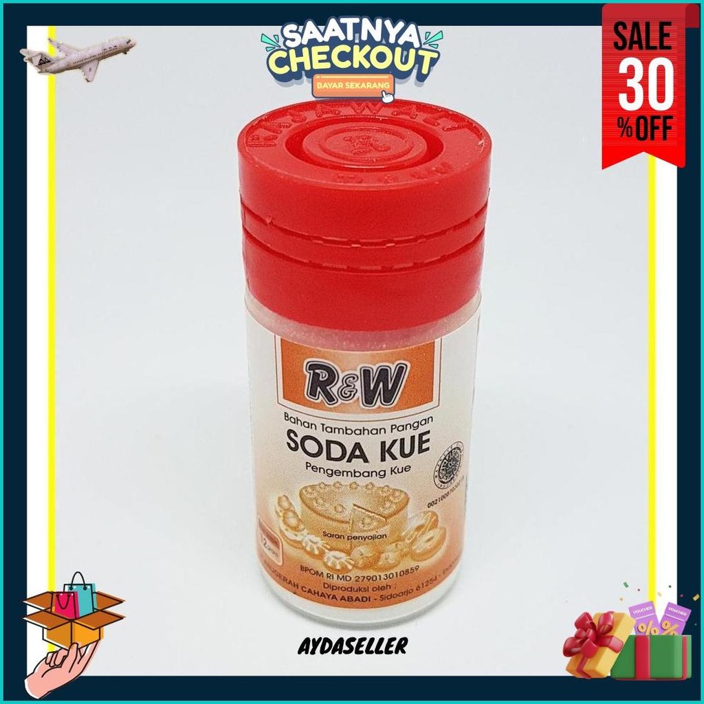 

Soda Kue R&W Botol 10 Gr Gratis Ongkir