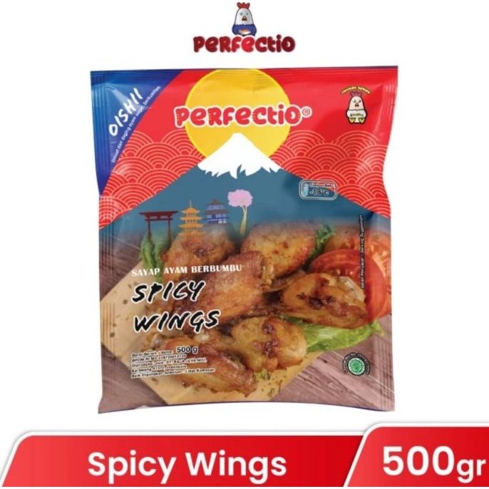 

diskon! perfectio chicken spicy wings 500gr