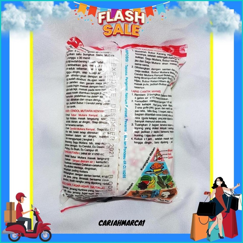 

Sagu Mutiara Cap Kucing 100 Gr - Sagu Mutiara Siap Kirim