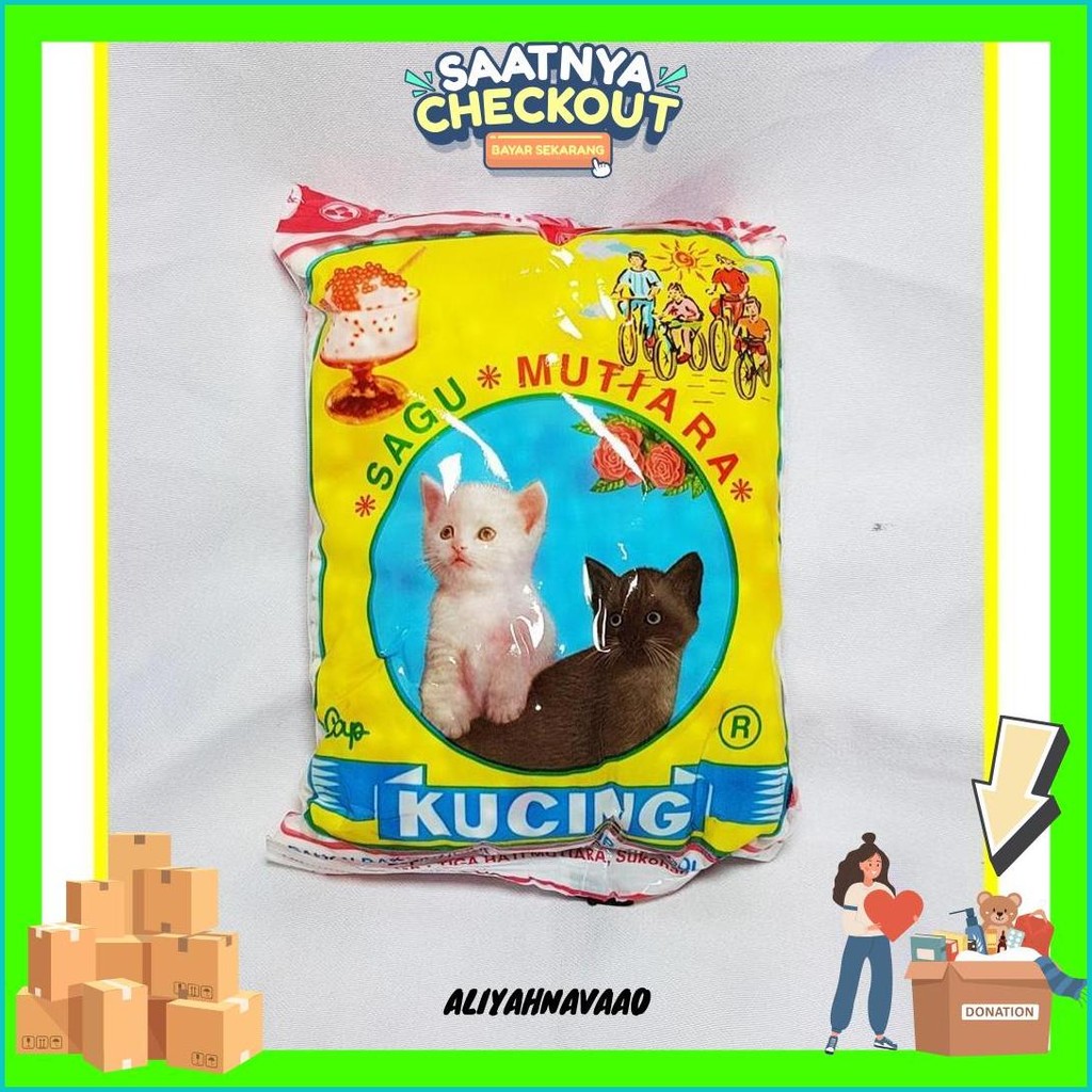 

Sagu Mutiara Cap Kucing 100 Gr - Sagu Mutiara Cod