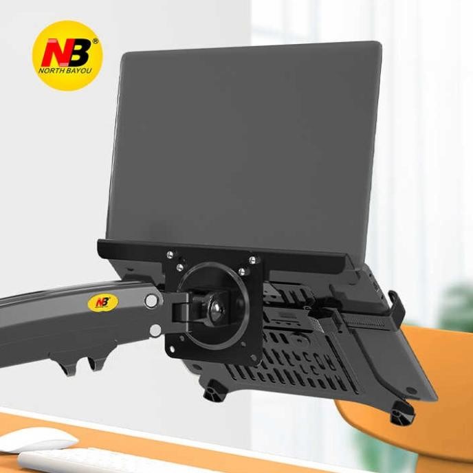 Bracket Tray Laptop Holder Penjepit Laptop Tatakan Laptop Import