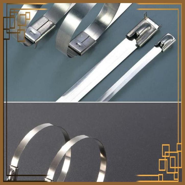 

[ETR] STAINLESS STEEL ZIP CABLE TIES LOCK TIE WRAP 8mmx300mm Mantafff!!!