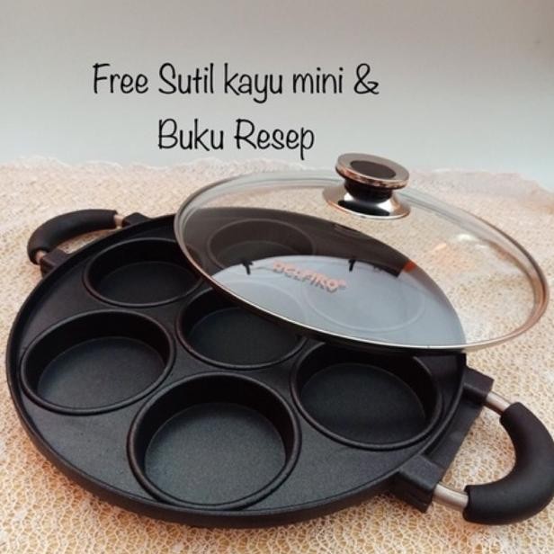 tan delfiro cake pan cetakan apem martabak kue lumpur lubang 7 8