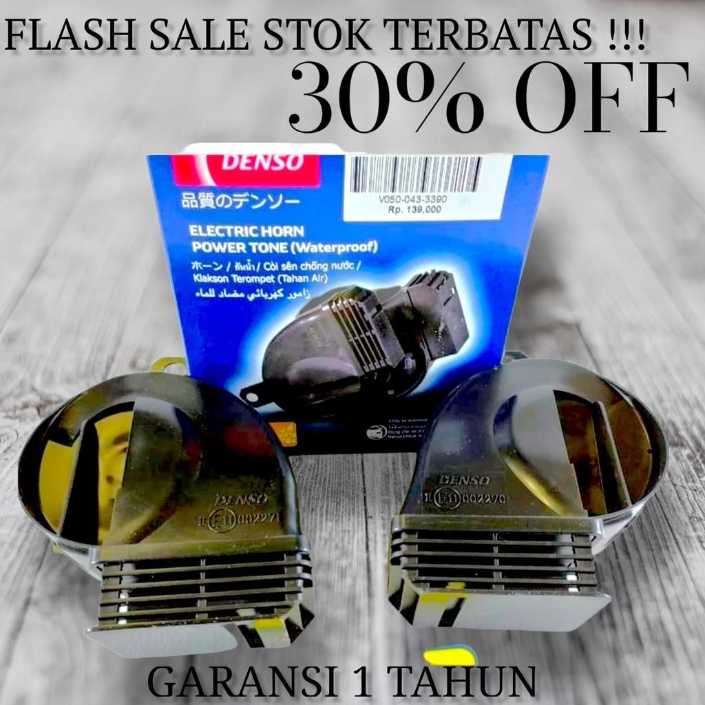 Original Klakson Denso Waterproof 12V Tahan Air Dll Rcb Ktc Hella Rizoma Wr3 Avanza Xenia Vios Bmw M