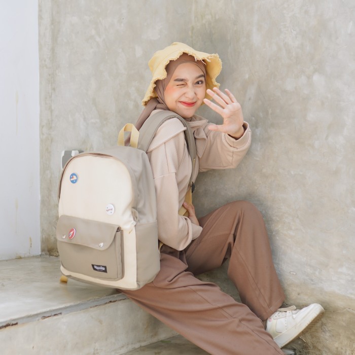 PRODUK TERBATAS Ransel MICHI KOMBINASI Himeku Tas Sekolah Tas Kerja