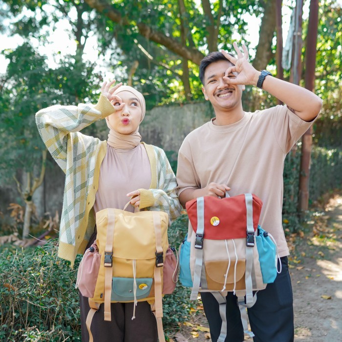 EKSLUSIF Ransel POOKIE Medium Himeku Tas Sekolah Tas Travelling