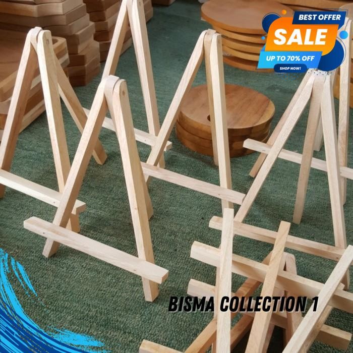 

WOODEN EASEL STAND TRIPOD KANVAS PHOYO LUKISAN UK 25X15CM ART DIY CRAF BY BISMACOLLECTION1 !