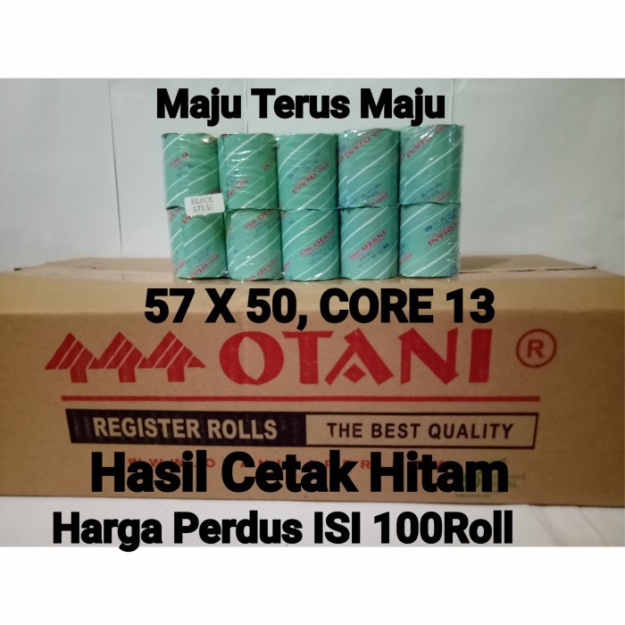 

Kertas Struk Harga Perdus Thermal 57x50 Merk Otani