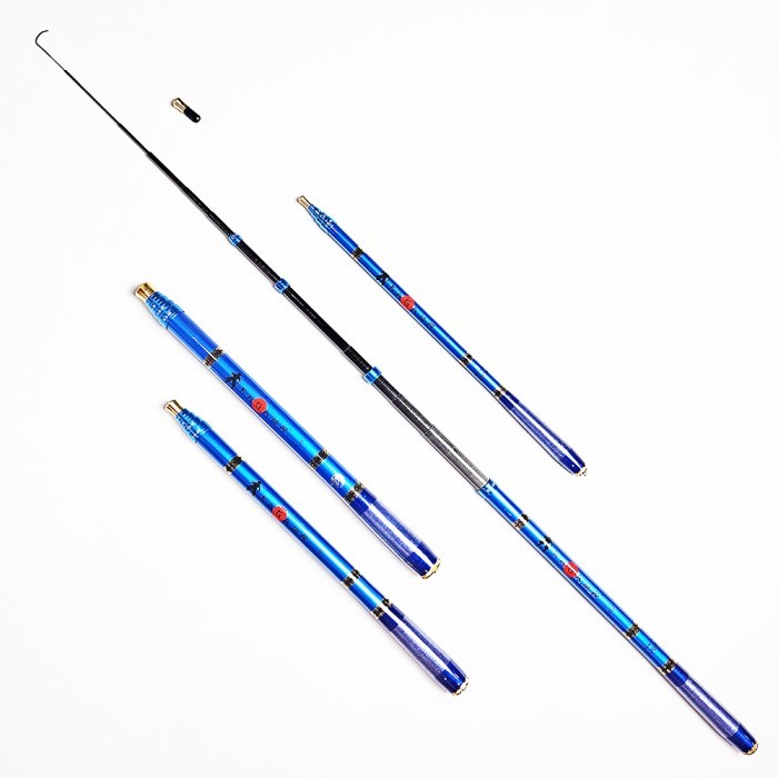 Umpan Pancing Joran Tegek Zoom Kagawa Blue Sea Telescopic Carbon