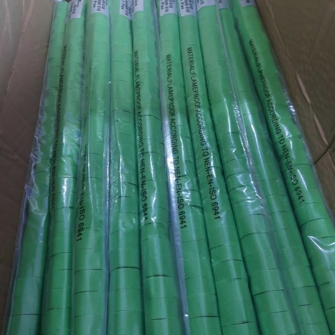 

sale! kertas confetti streamer crepe light green