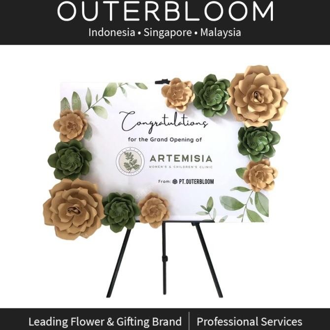 

sale! papan bunga kertas - terabithia paper flower board