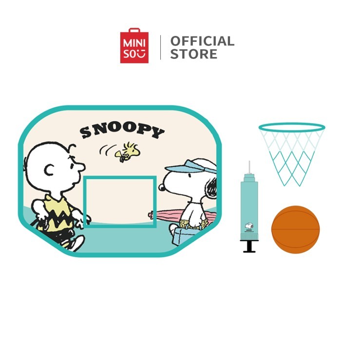 Miniso X Snoopy Basket Anak Basketball Set Mainan Basketball Set