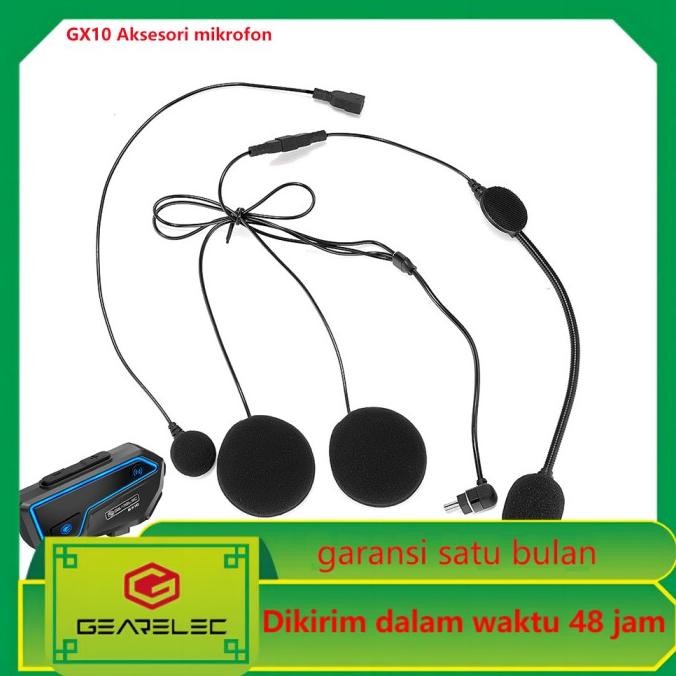 NEW UNTUK GX10 MOTOR HELM BLUETOOTH HEADSET PENGGANTI SPEAKER MIC SET