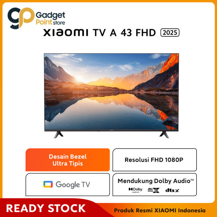 XIAOMI TV A 2K FHD 43" TV XIAOMI 43 INCH A 2K GOOGLE TV