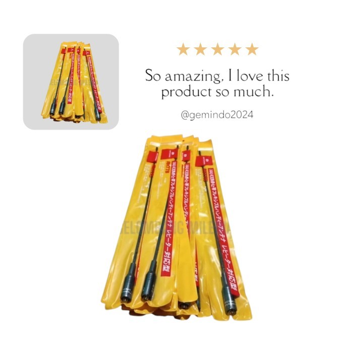 ANTENA RH77B RH 77 B DUAL BAND