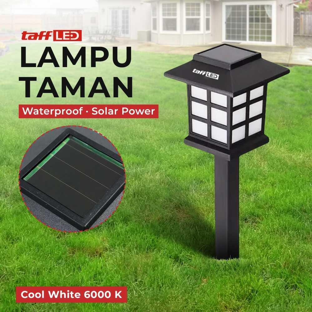 Lampu Taman Hias Tancap Waterproof LED Cool White Solar Power YF-922 Lampu Sorot Tenaga Gantung Anti