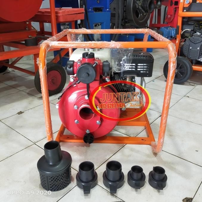 Pompa Alkon Pemadam Honda Gx 200 Double Impeller|High Pressure