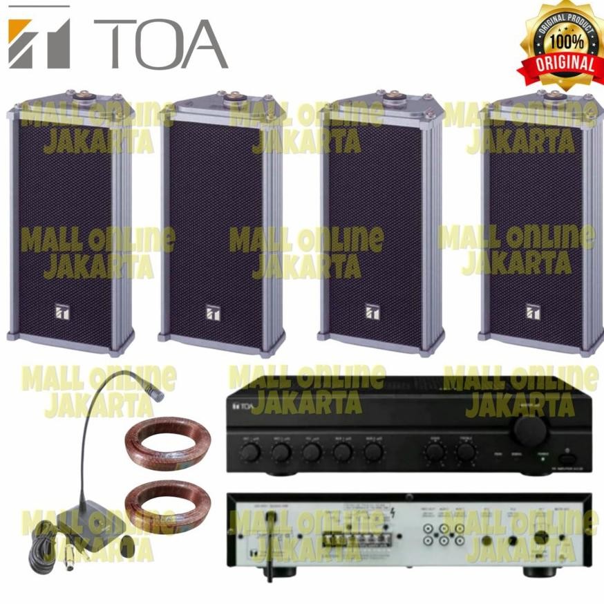 ngel paket toa masjid sound system indoor paketan mesjid 4 unit speaker