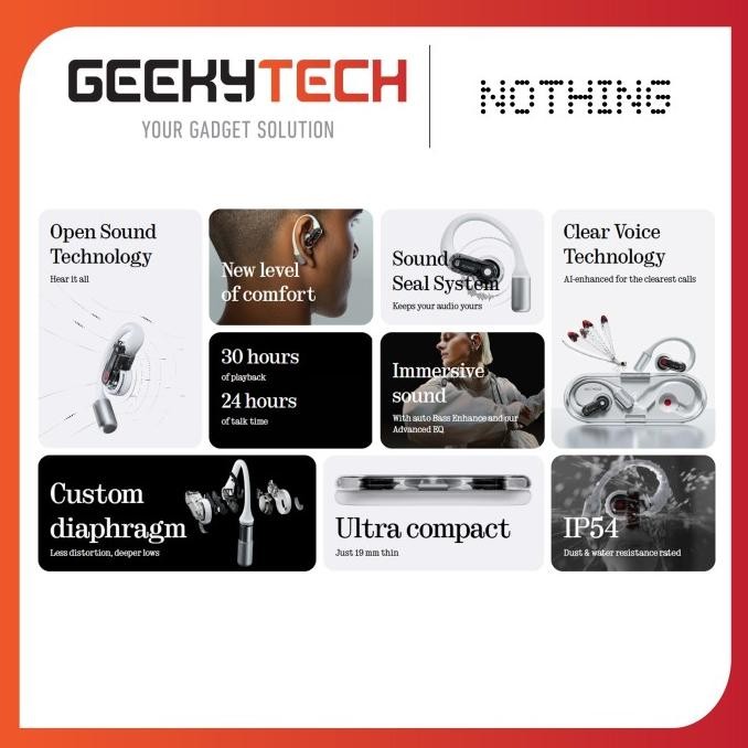 Sale Nothing Ear (Open) / Nothing Ear Open  - Open Ear Tws