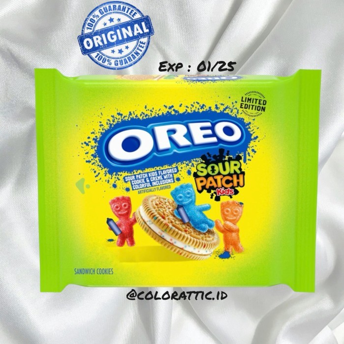 

OREO SOUR PATCH KIDS Sandwich Cookies, Limited Edition, 10.68 oz - From Usa