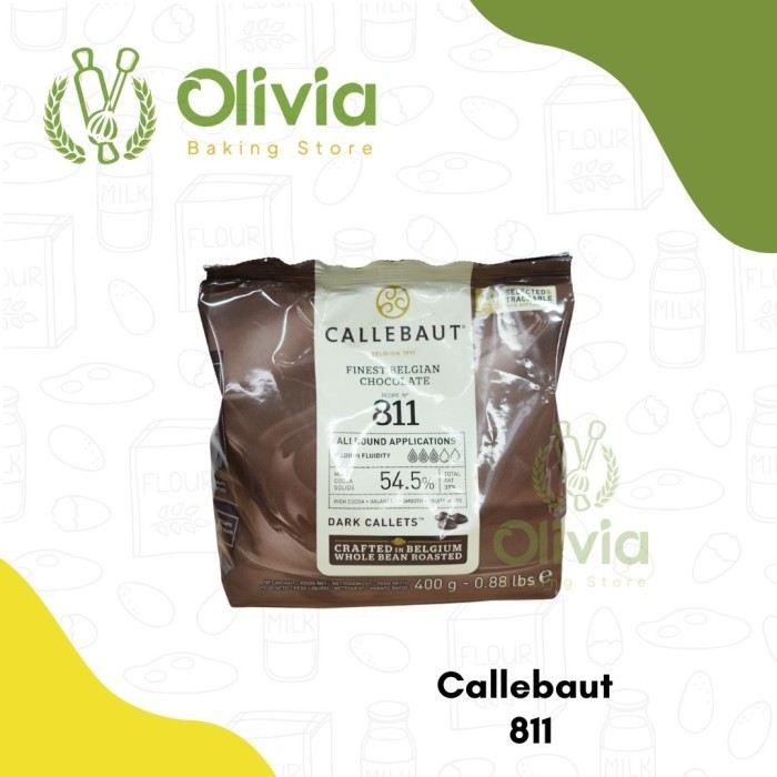 

Callebaut Well Balanced Bitter Chocolate 811NV 400 Gr
